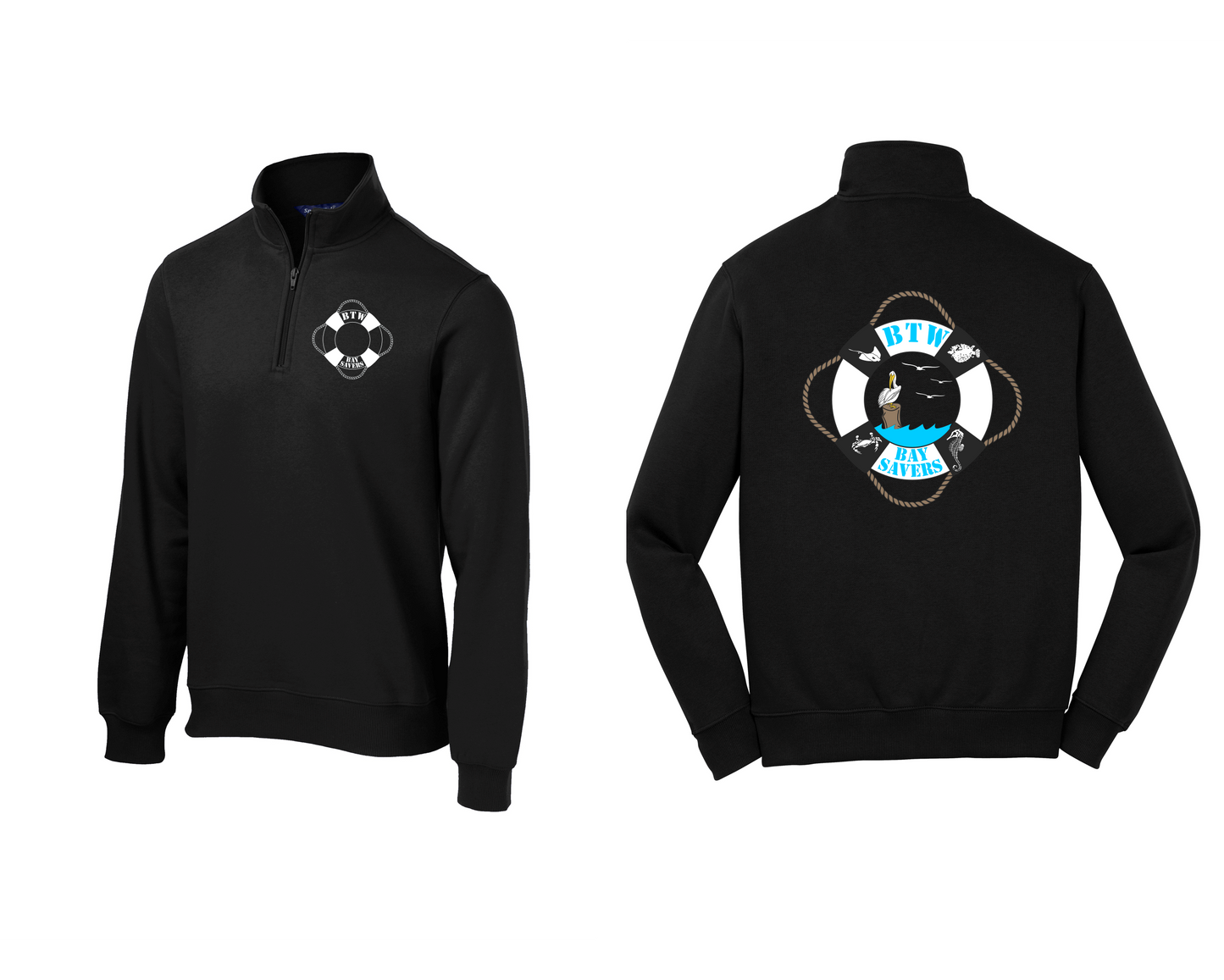 BTW 1/4 Zip Sweatshirt