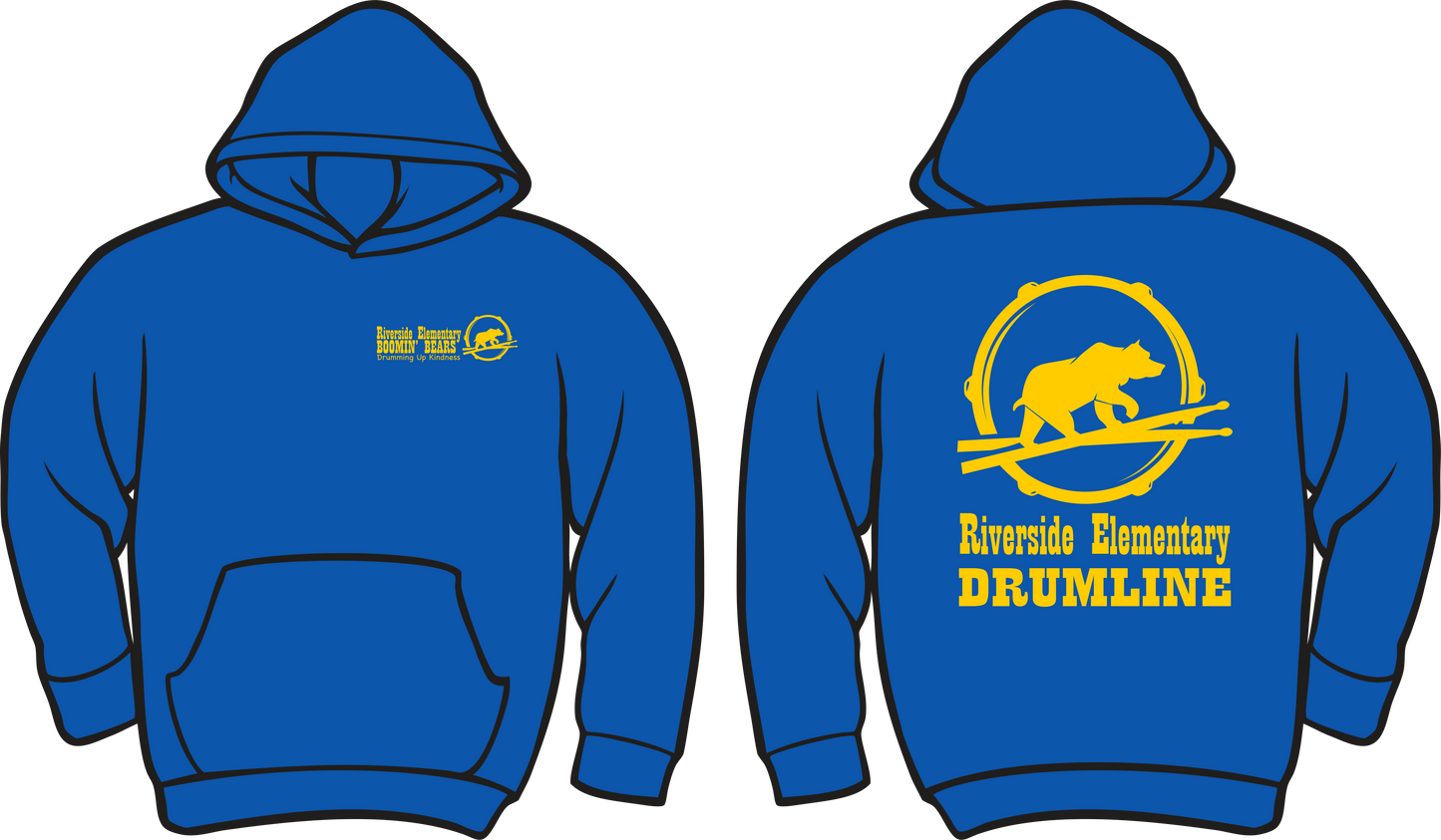 Riverside ES Drumline Hooded Sweatshirt