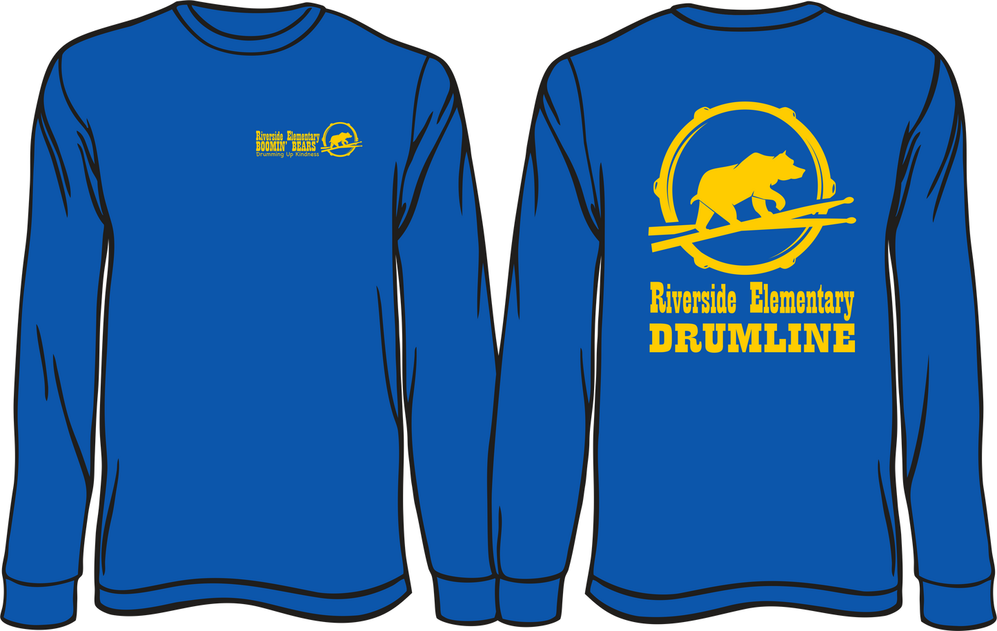 Riverside ES Drumline Long Sleeve T-shirt