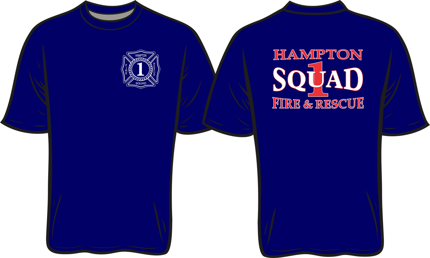 Short Sleeve T-shirt - HFD Squad 1