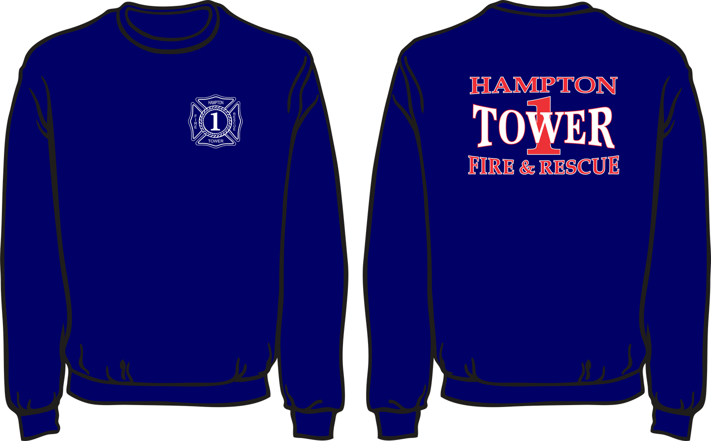 Crewneck Sweatshirt - HFD Tower 1