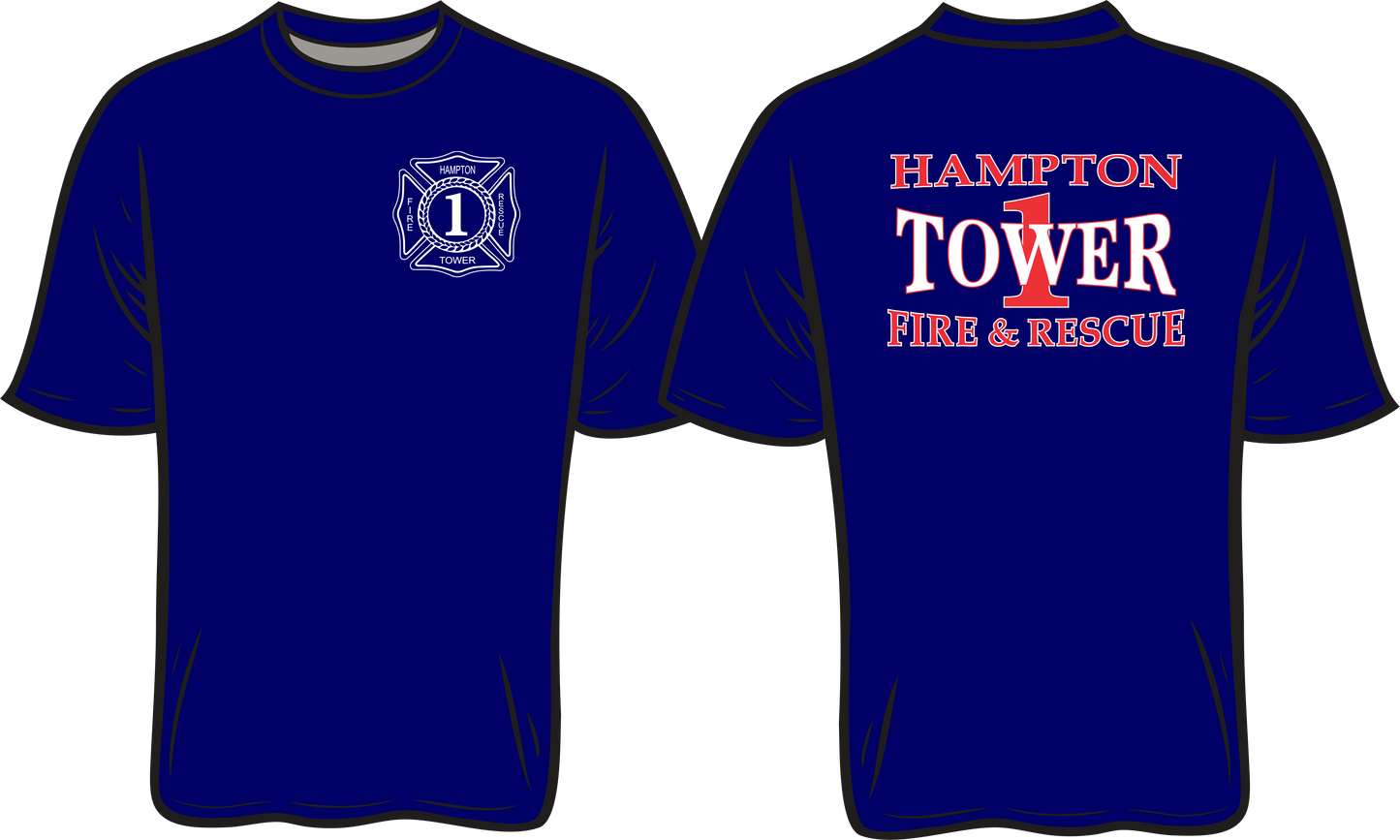 Short Sleeve T-shirt - HFD Tower 1