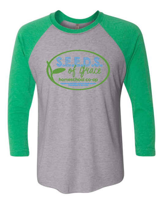 Next Level Apparel® Adult Tri-Blend 3/4-Sleeve Raglan Tee