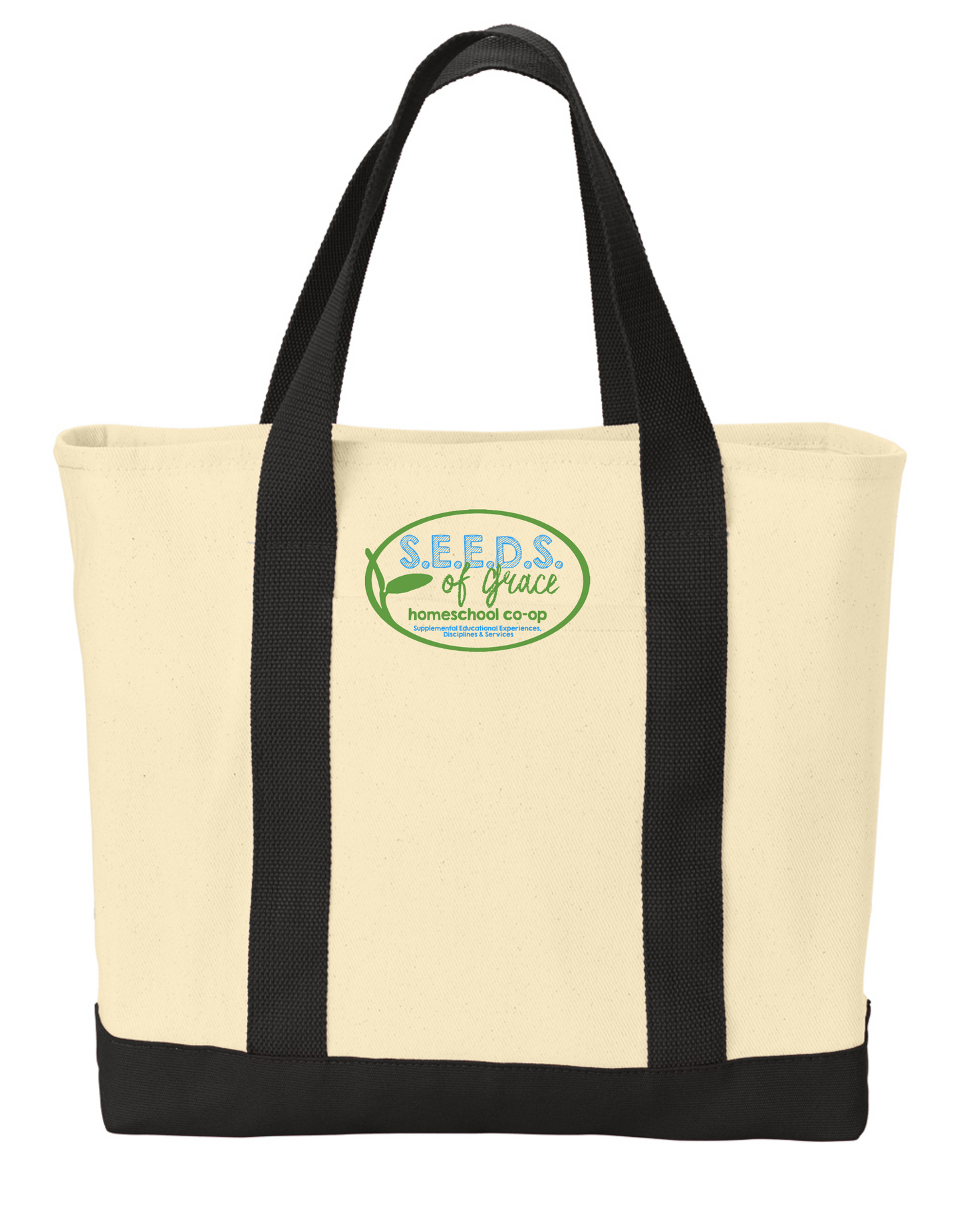 Port Authority® Ideal Twill Two-Tone Shopping Tote