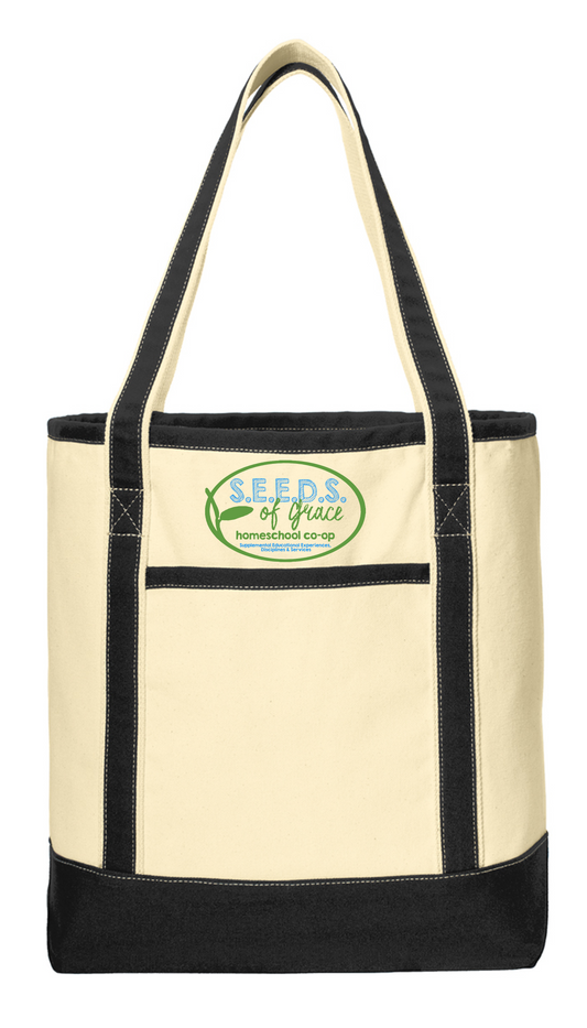 Port Authority® Large Cotton Canvas Tote