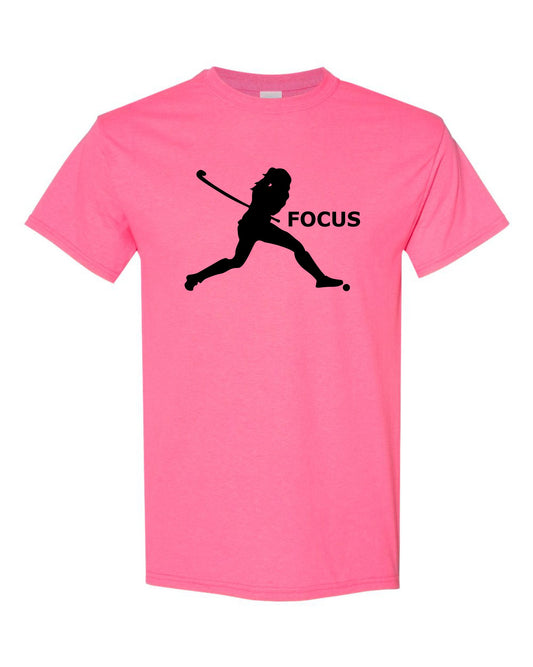 50/50 Poly/Cotton Short Sleeve T-shirt - Neon Pink