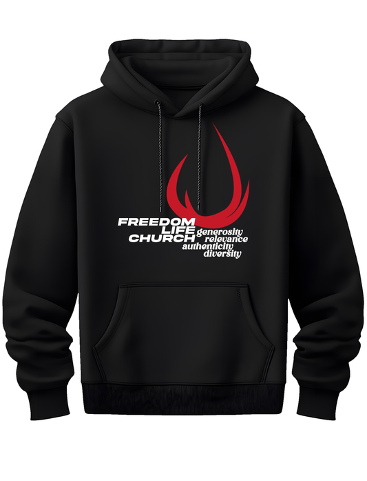 Freedom Life - Hooded Sweatshirt - GRAD1