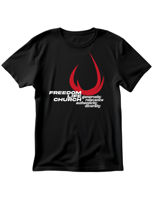Freedom Life - Short Sleeve T-shirt - GRAD1